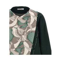 Multicolor Virgin Wool Shell Jacket