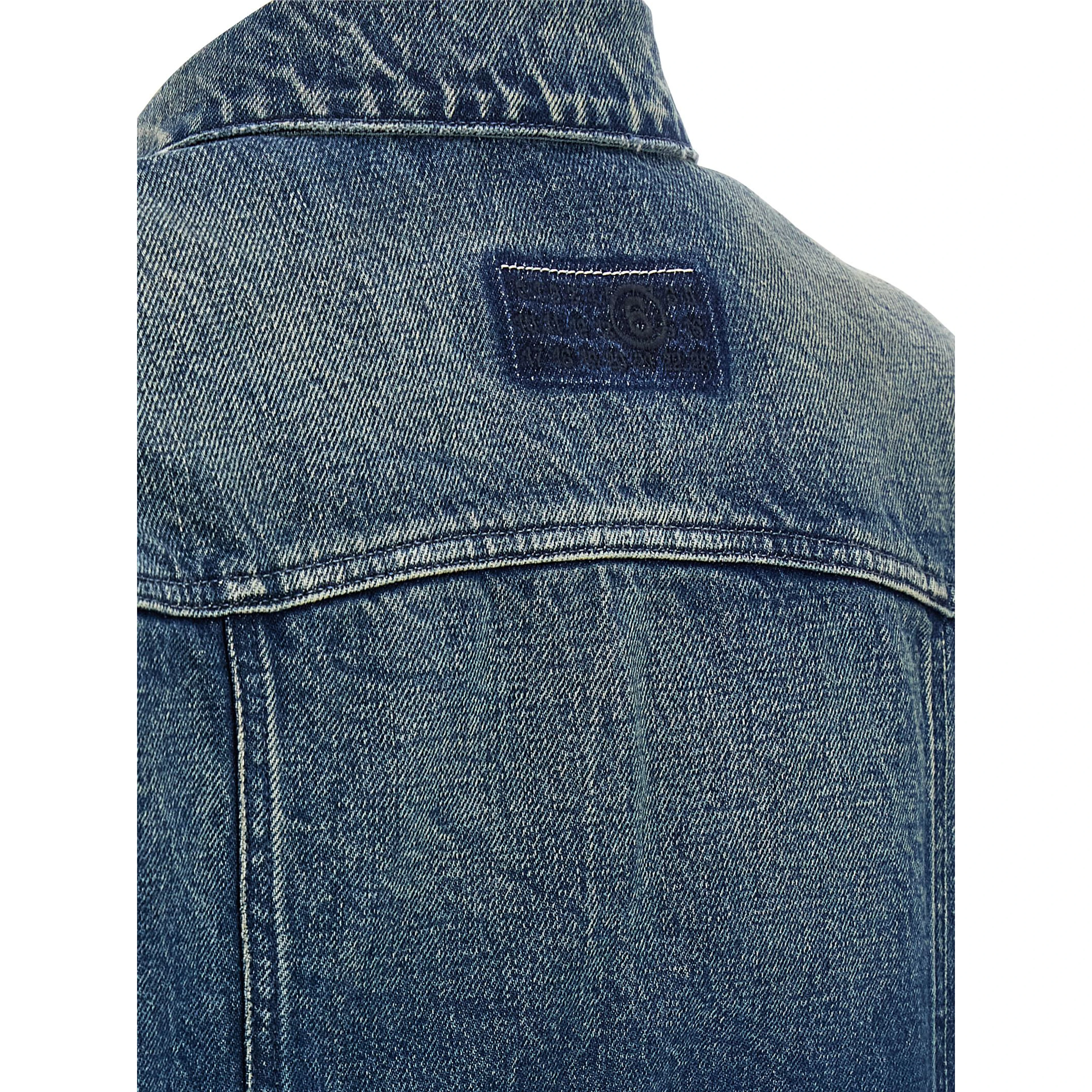 Blue Cotton Denim Jacket