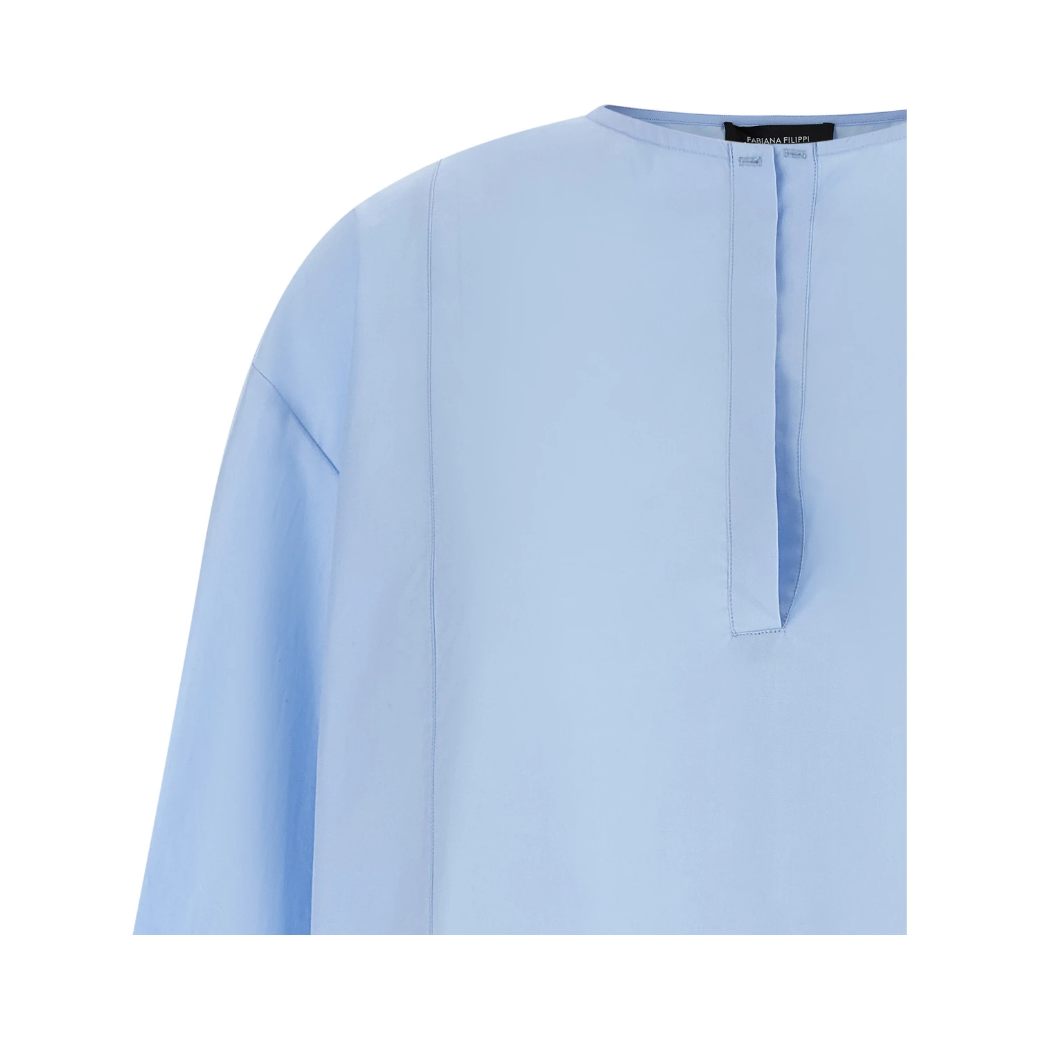 Blue Cotton Blouse