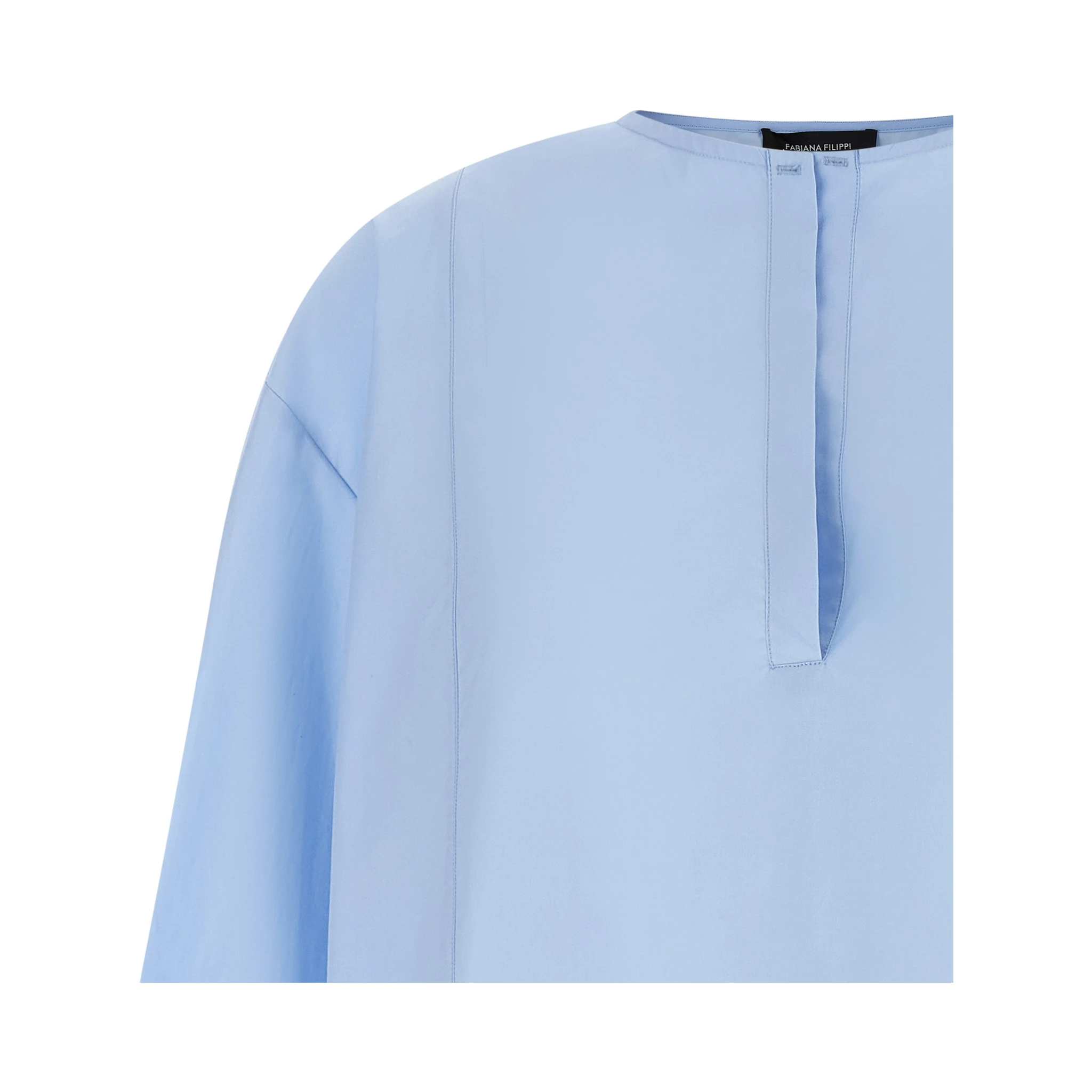 Blue Cotton Blouse
