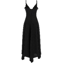 Black Acetate Long Dress