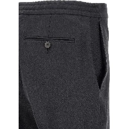 Blue Linen Dress Pants
