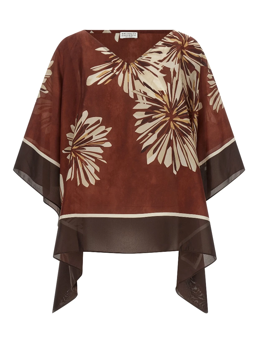 Bordeaux Silk Blouse