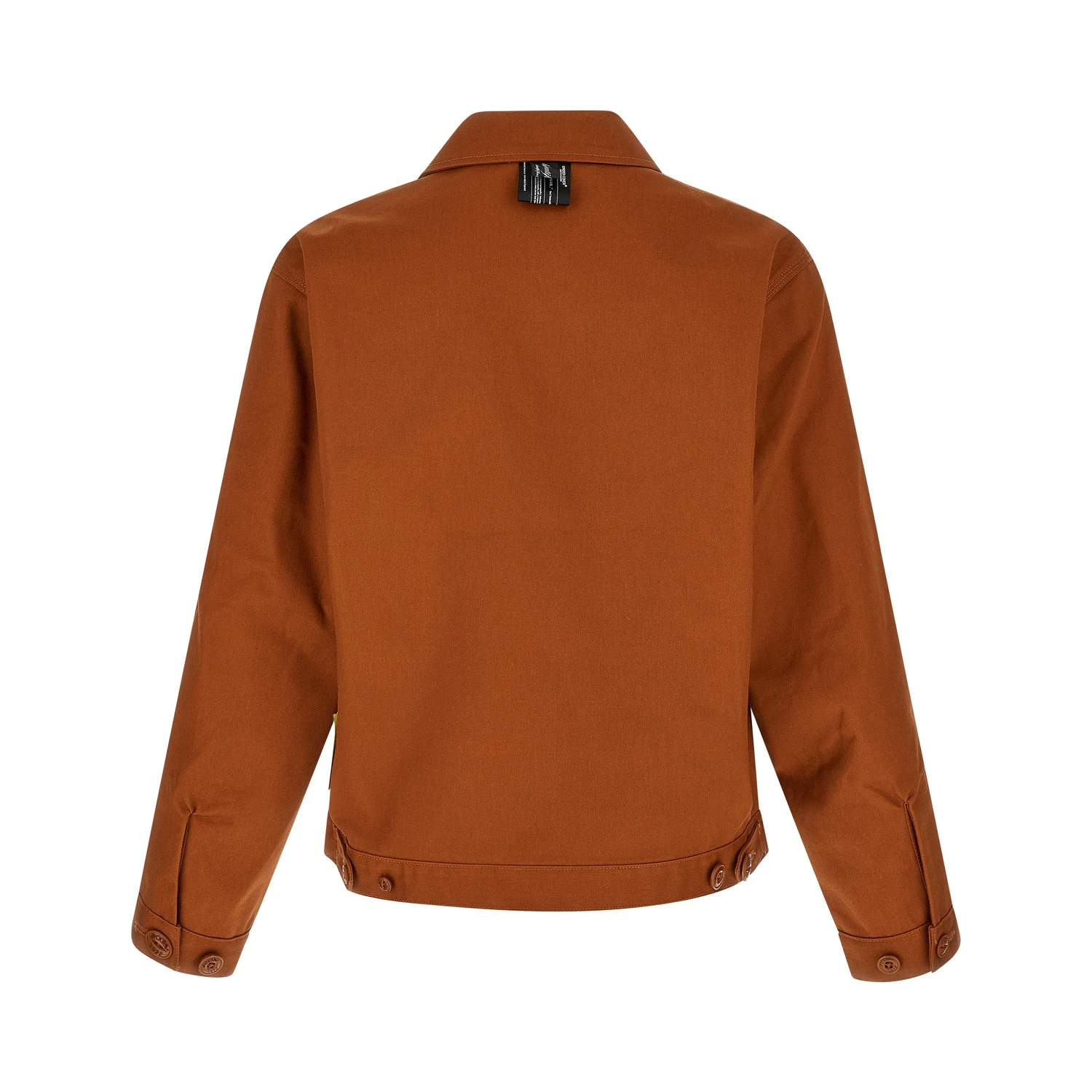 Brown Polyester Shell Jacket