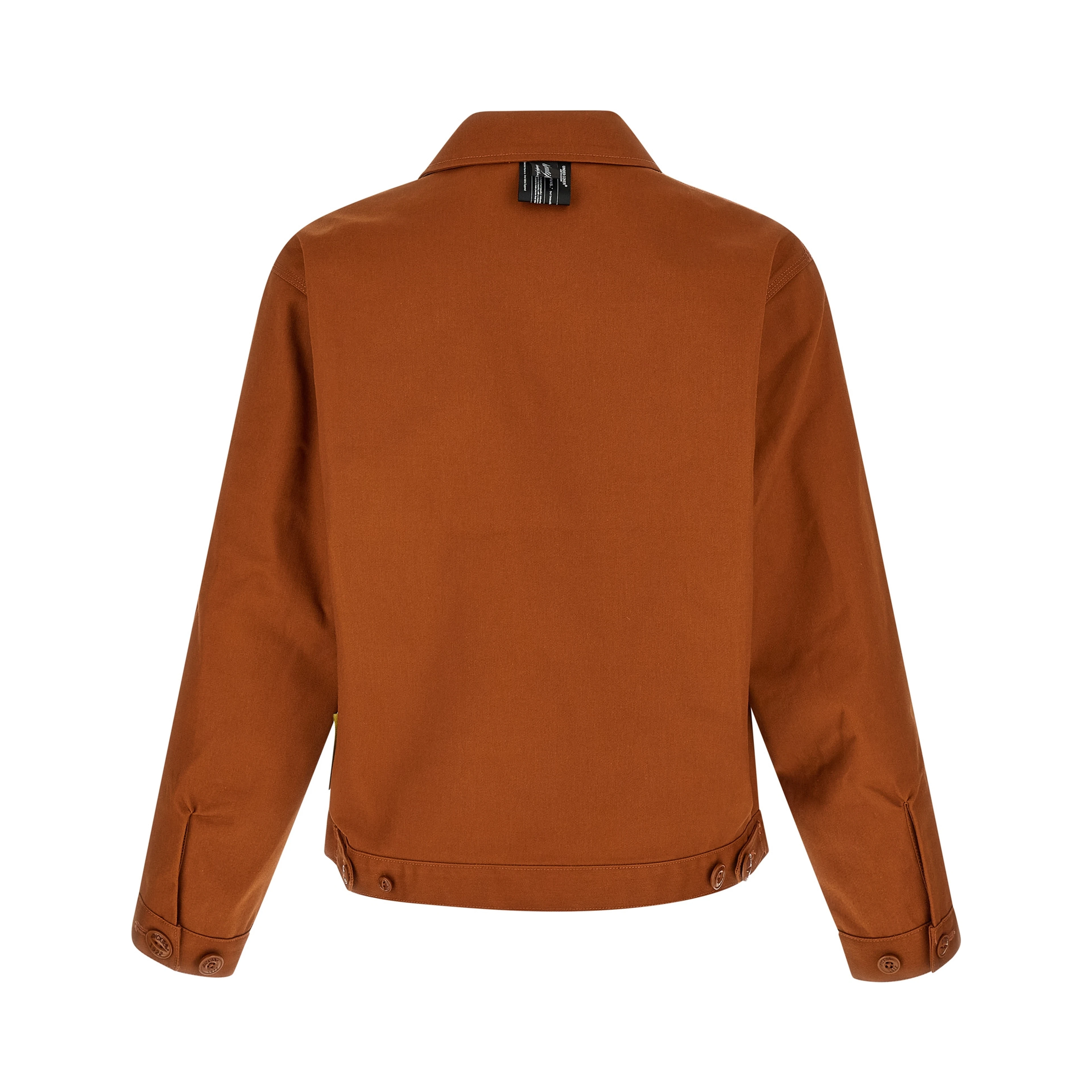 Brown Polyester Shell Jacket