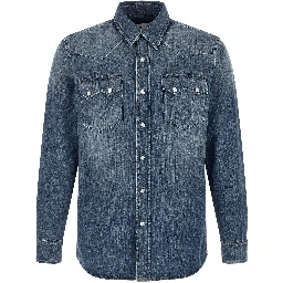Blue Cotton Blouse