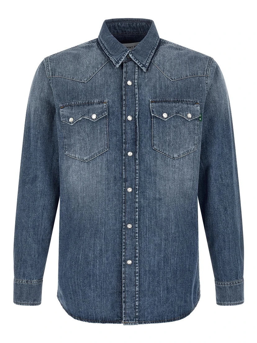 Blue Cotton Blouse