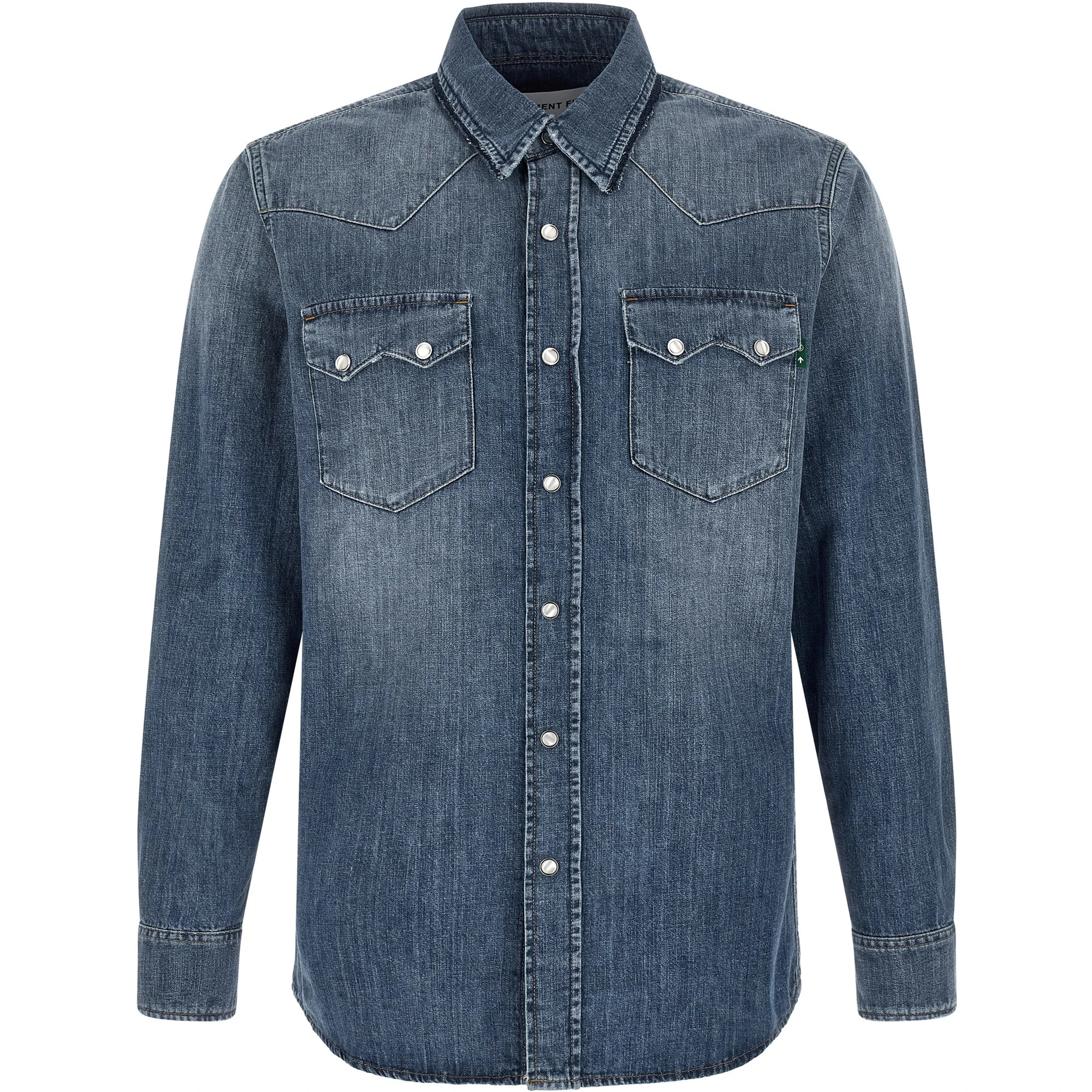 Blue Cotton Blouse