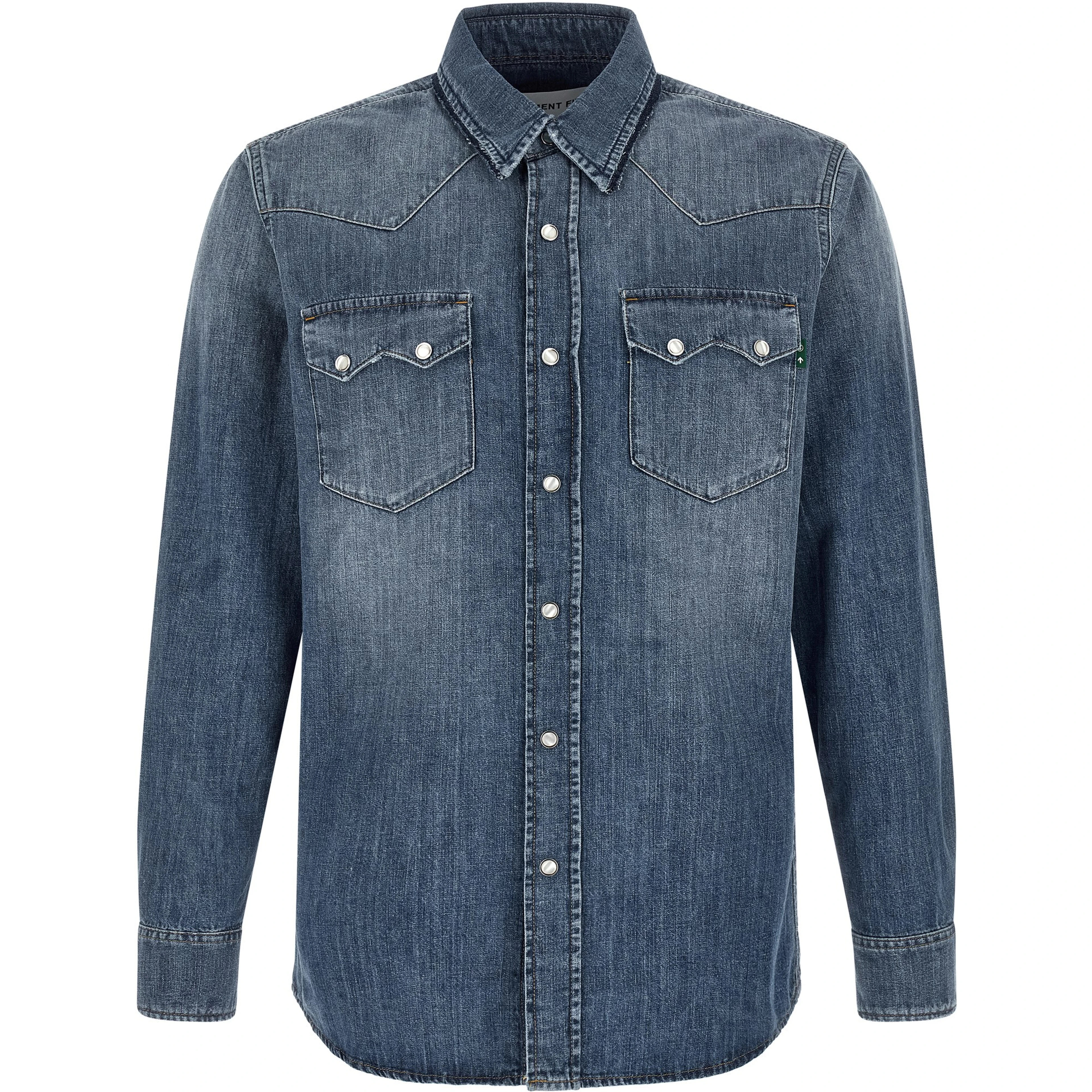 Blue Cotton Blouse