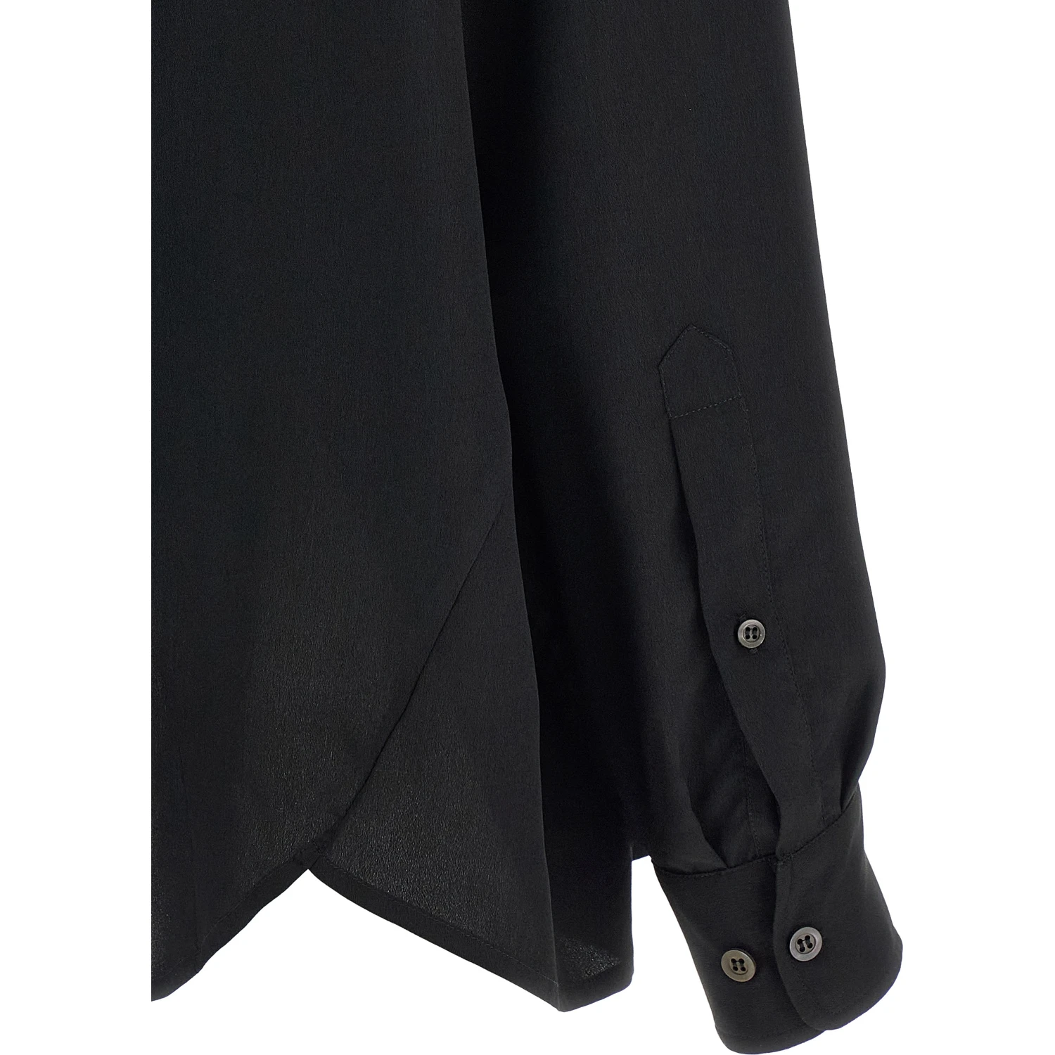 Black Polyester Blouse