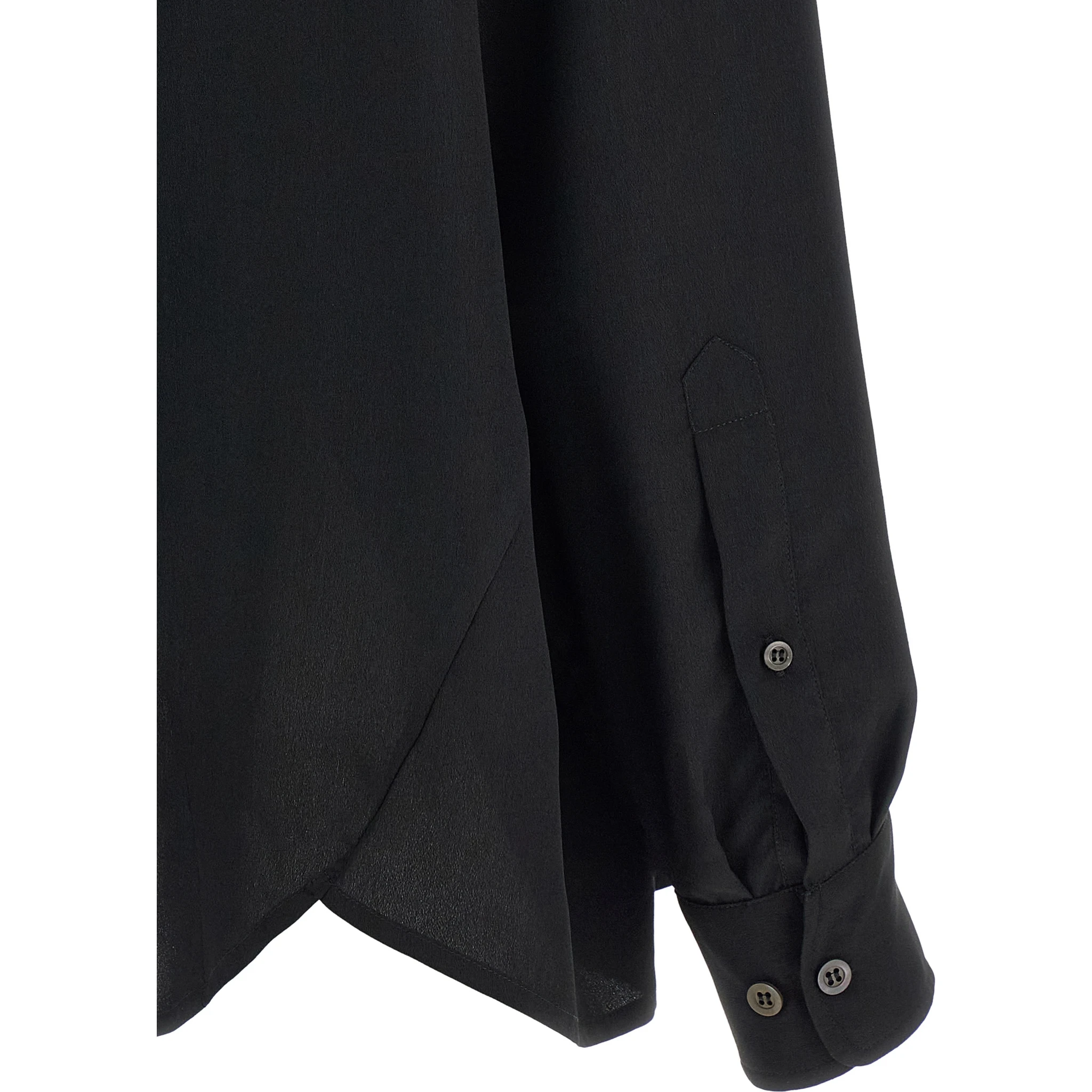Black Polyester Blouse