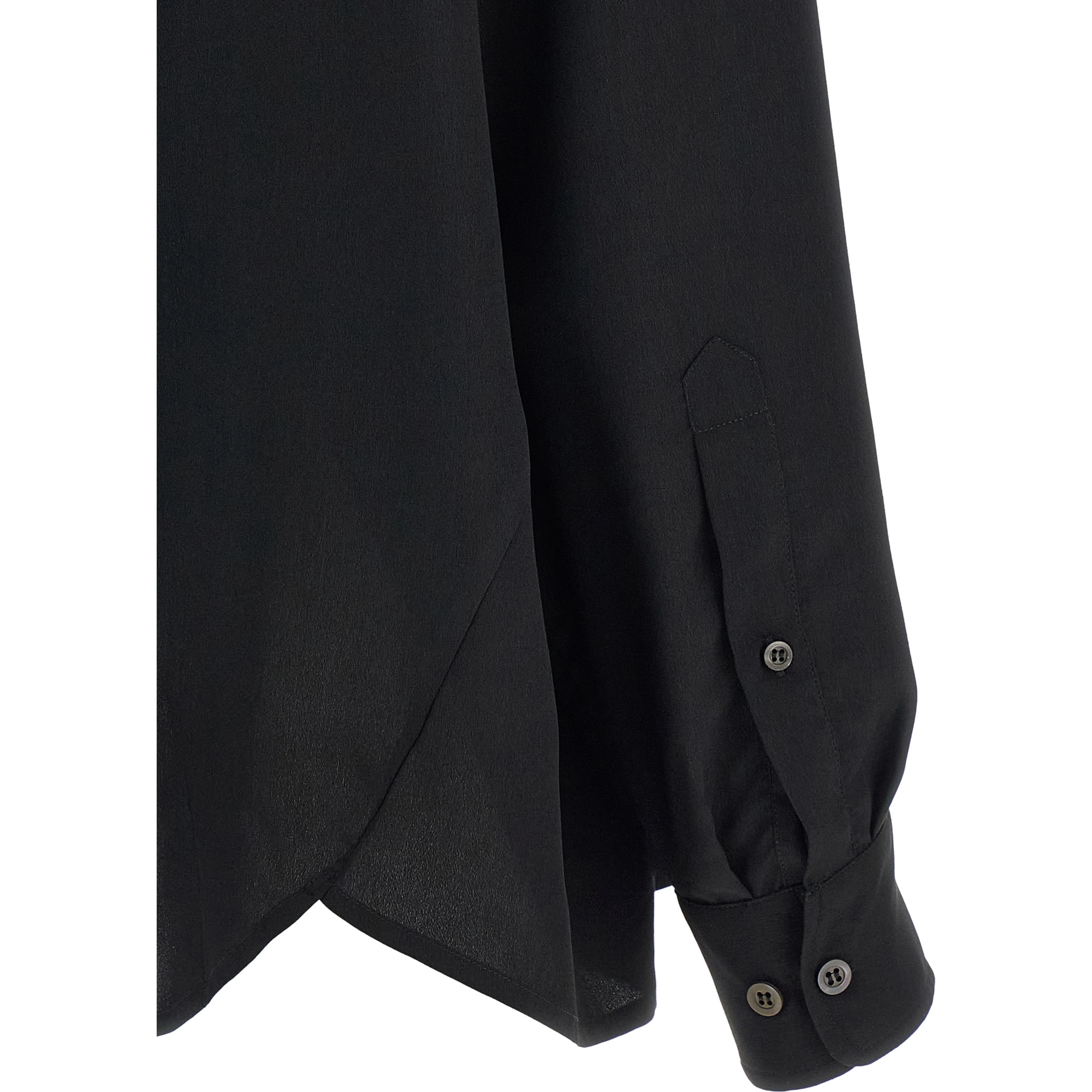 Black Polyester Blouse
