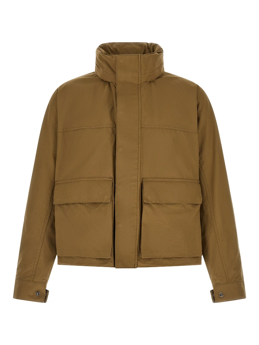 Bicolor Cotton Parka