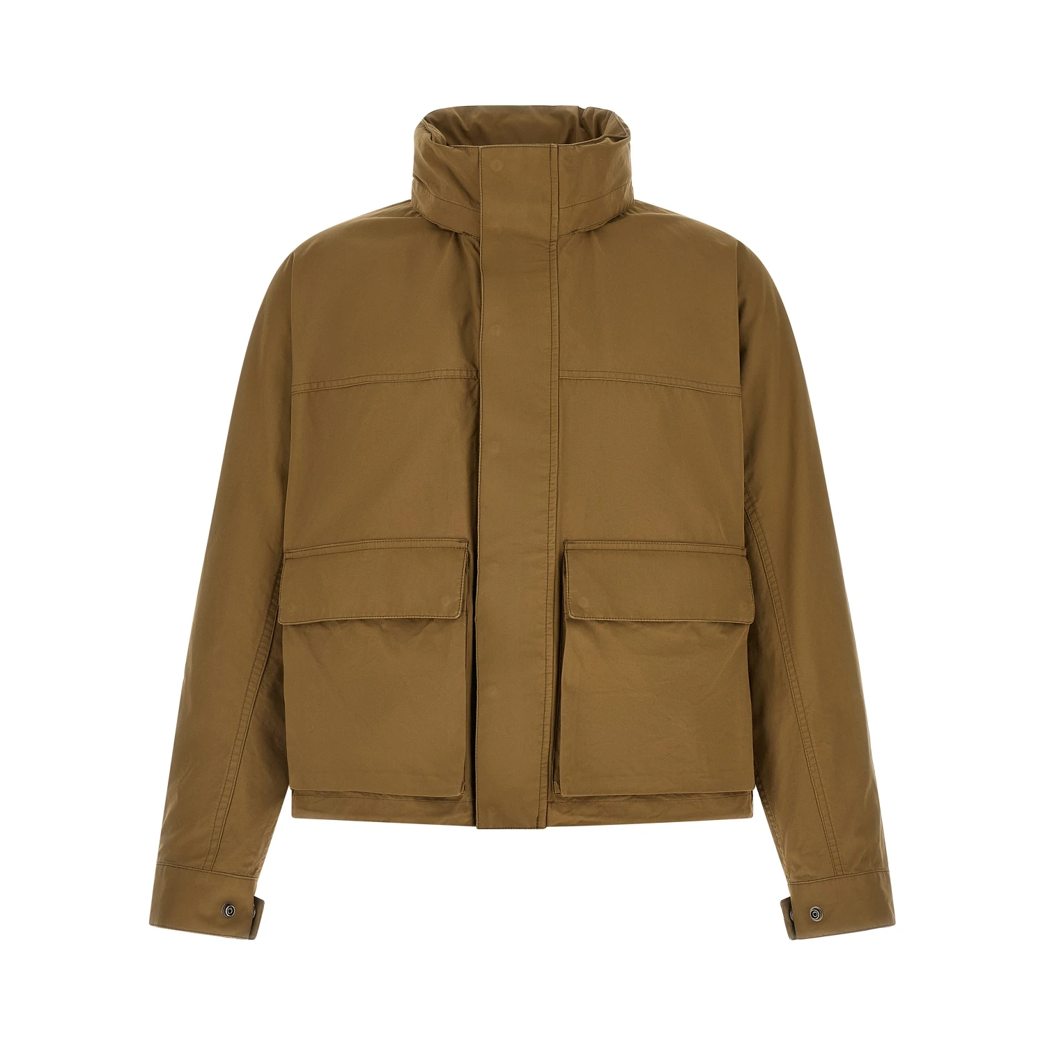 Bicolor Cotton Parka
