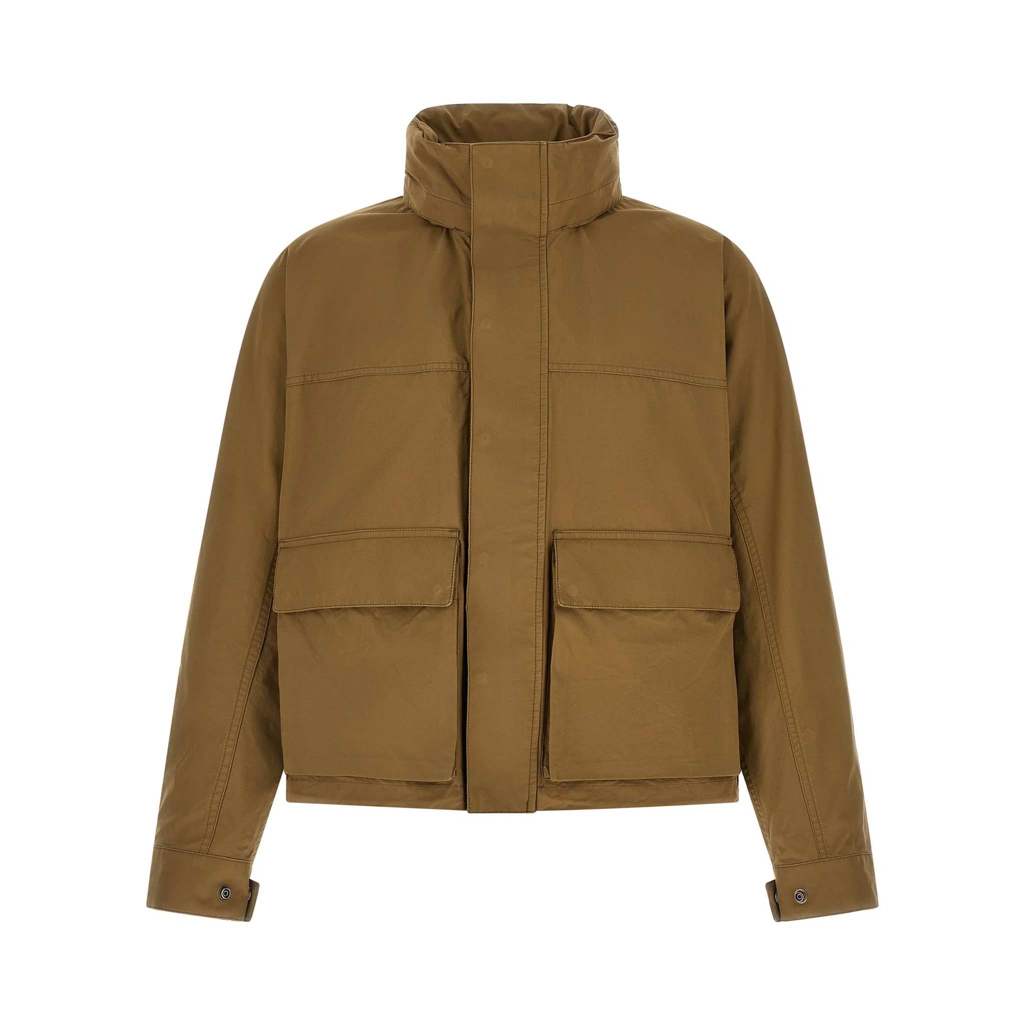 Bicolor Cotton Parka