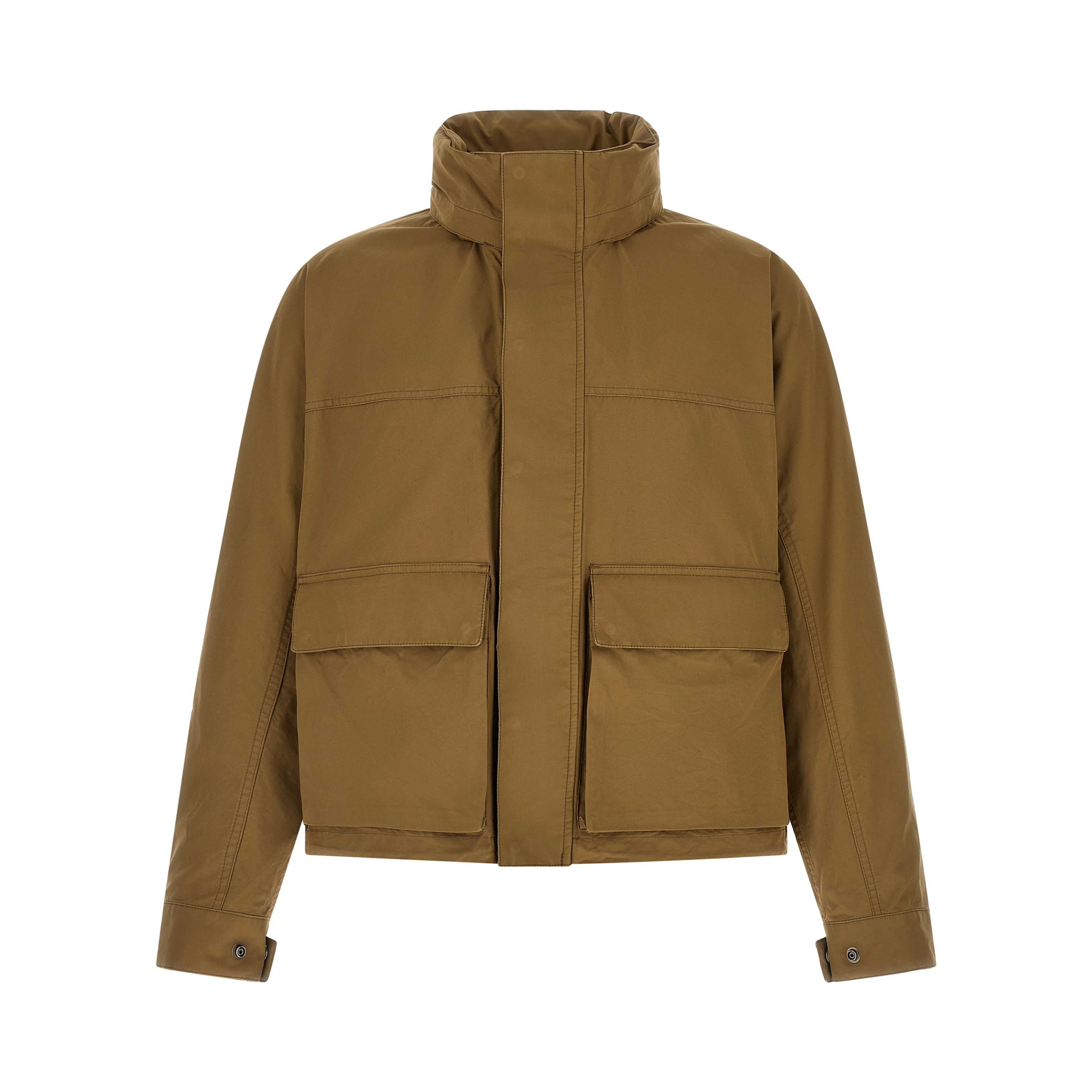 Bicolor Cotton Parka