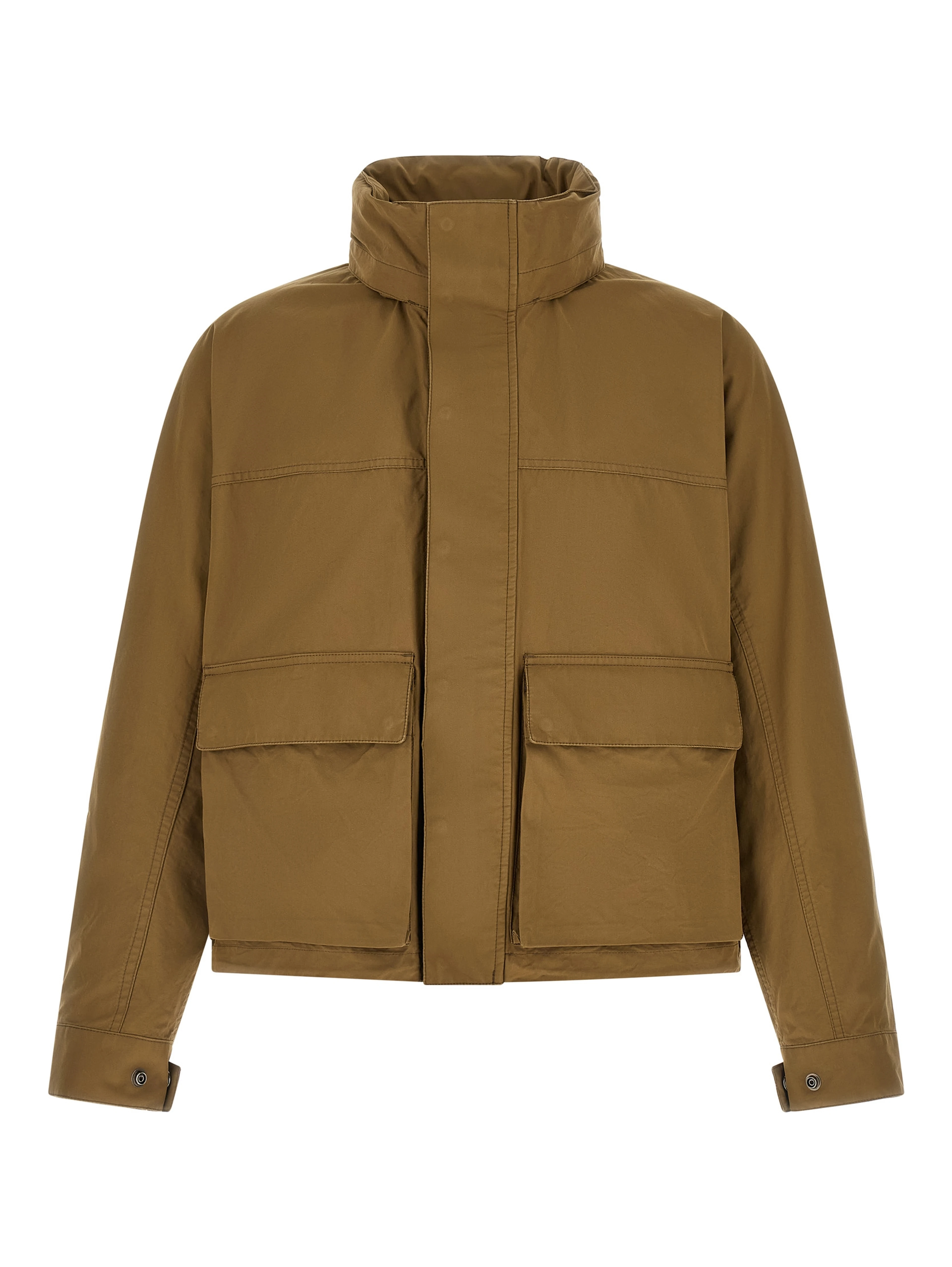 Bicolor Cotton Parka