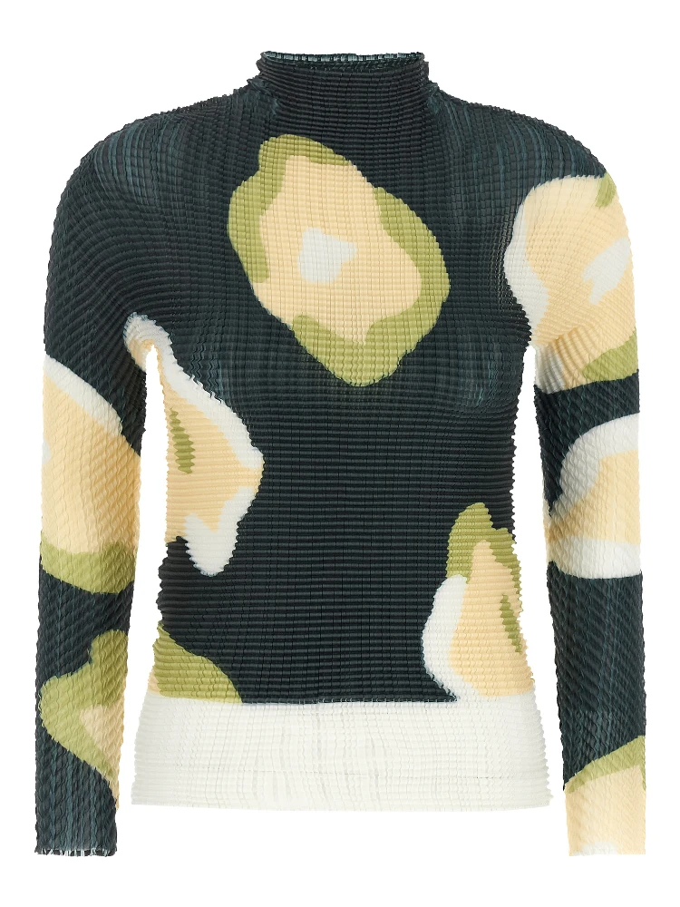 Multicolor Polyester Sweatshirt