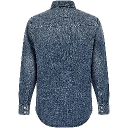 Blue Cotton Blouse