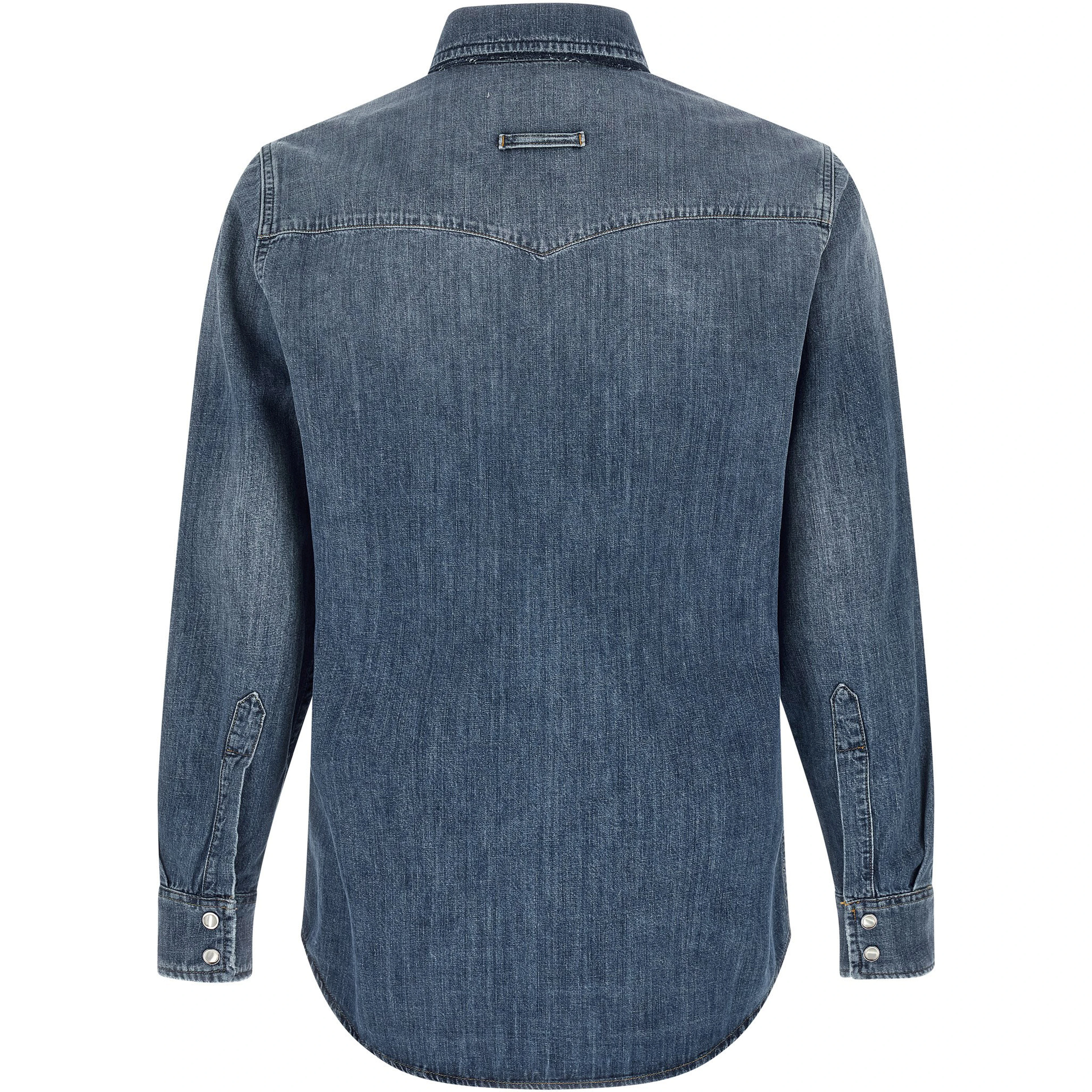 Blue Cotton Blouse