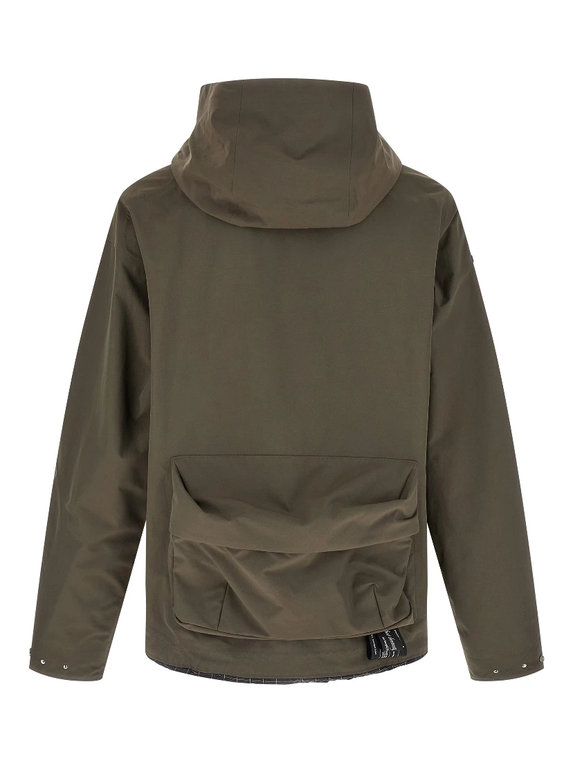 Gray Nylon Parka