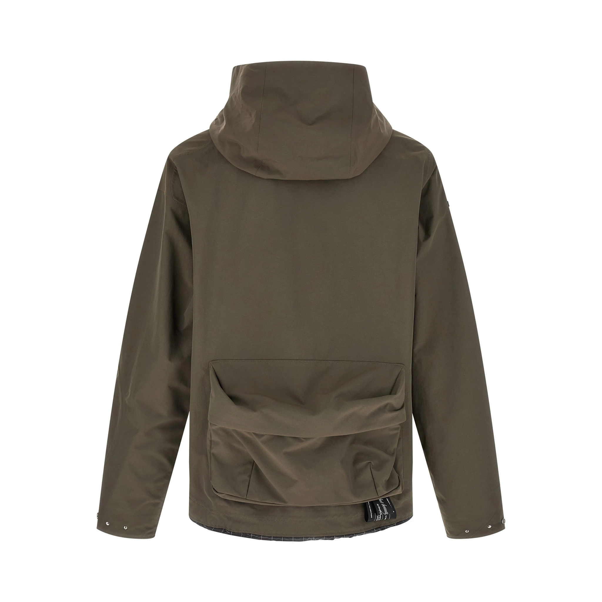 Gray Nylon Parka