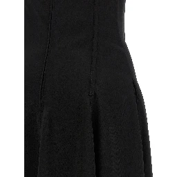 Black Acetate Long Dress
