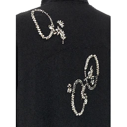 Black Polyester Blouse