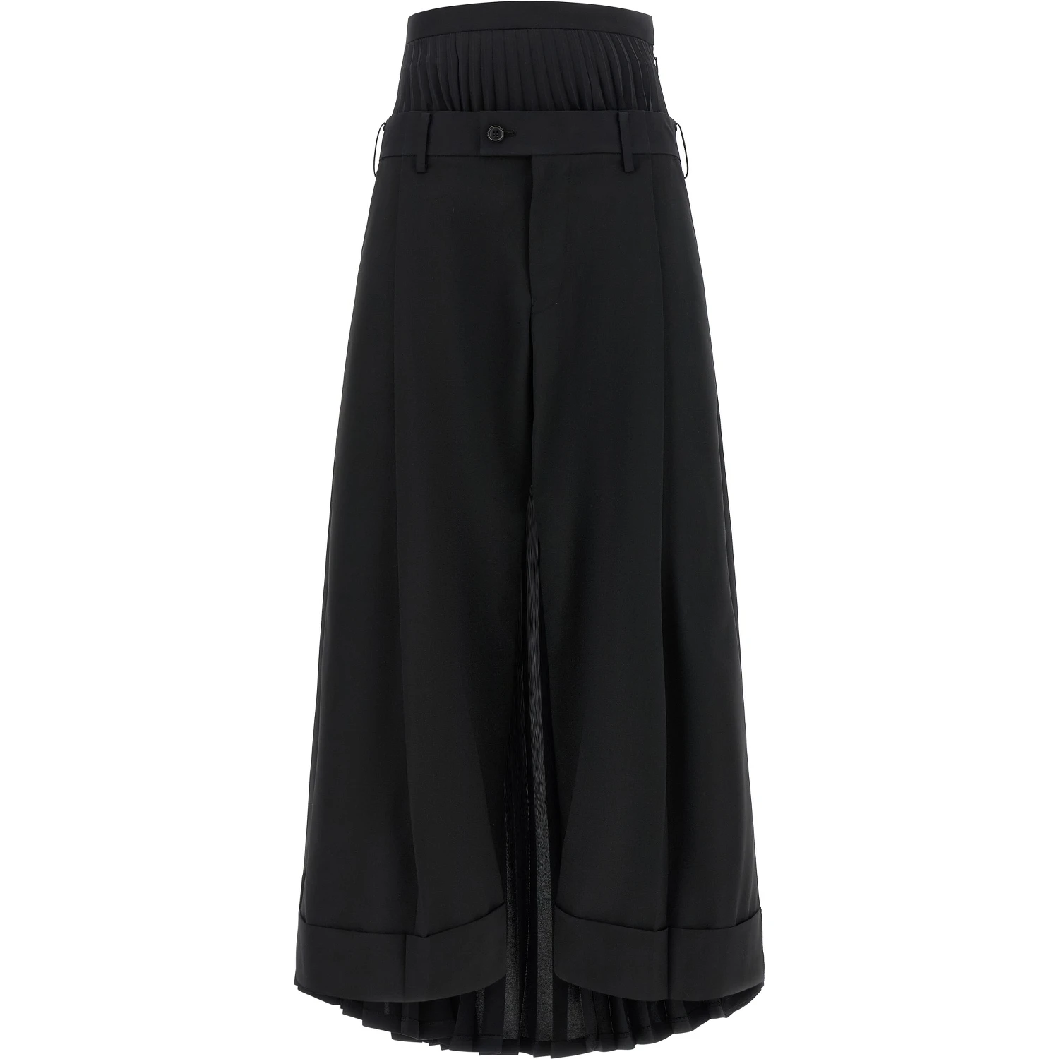 Black Wool Pants