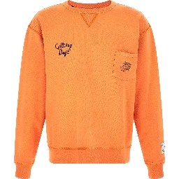 Orange Cotton Sweatshirt