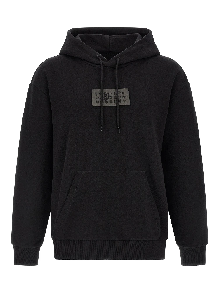 Black Cotton Sweatshirt