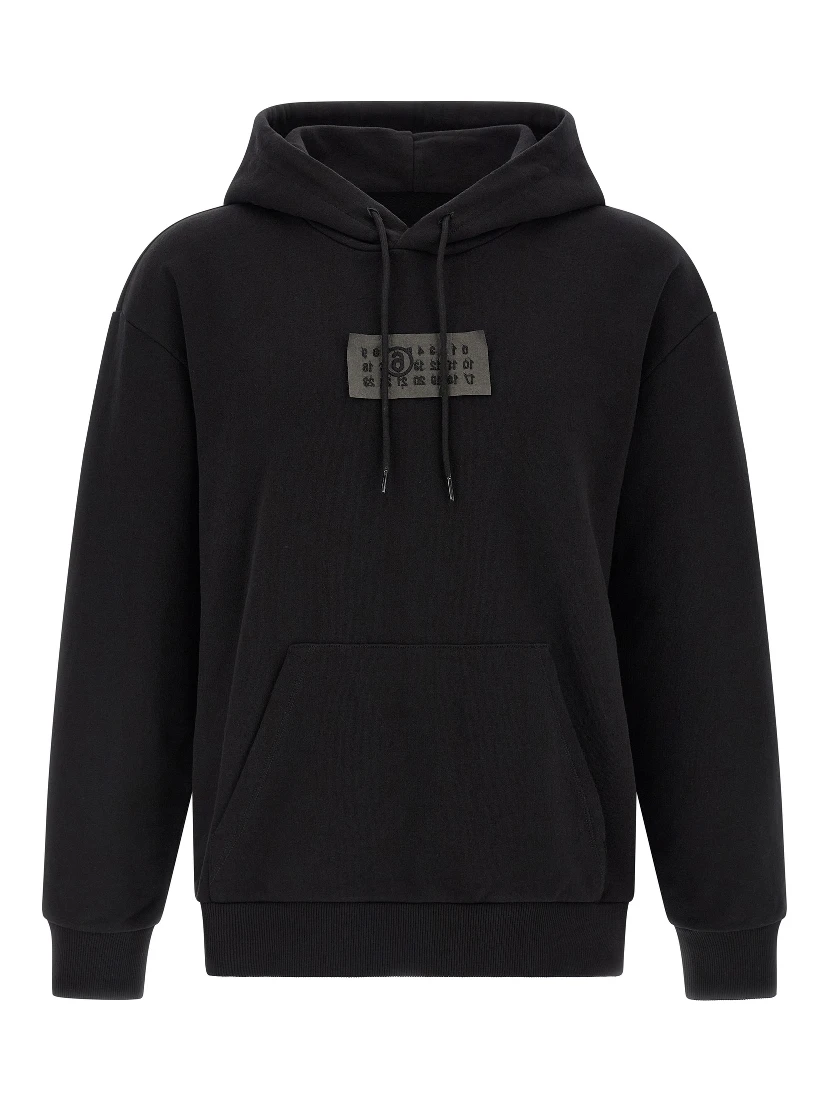 Black Cotton Sweatshirt