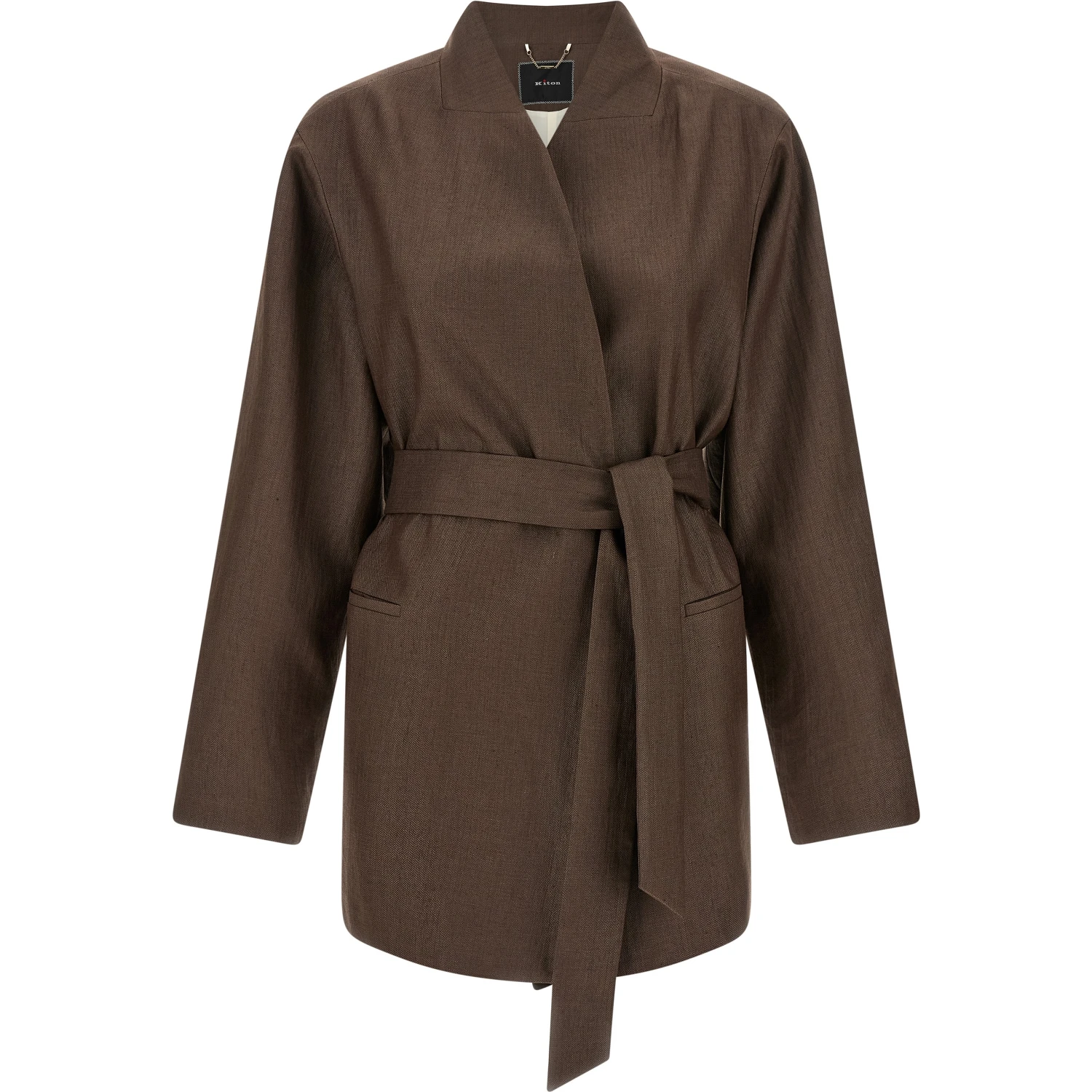 Brown Polyamide Blazer