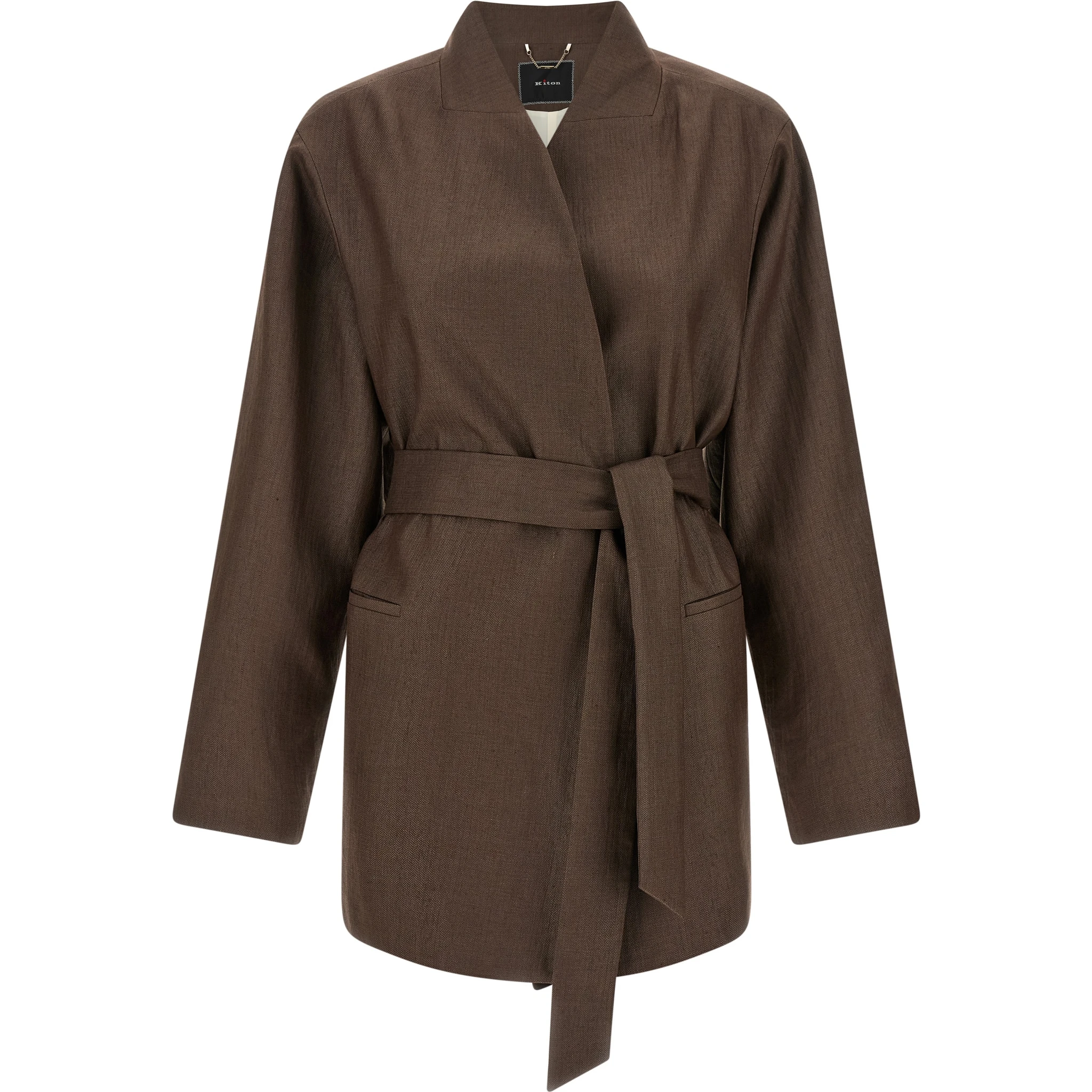 Brown Polyamide Blazer