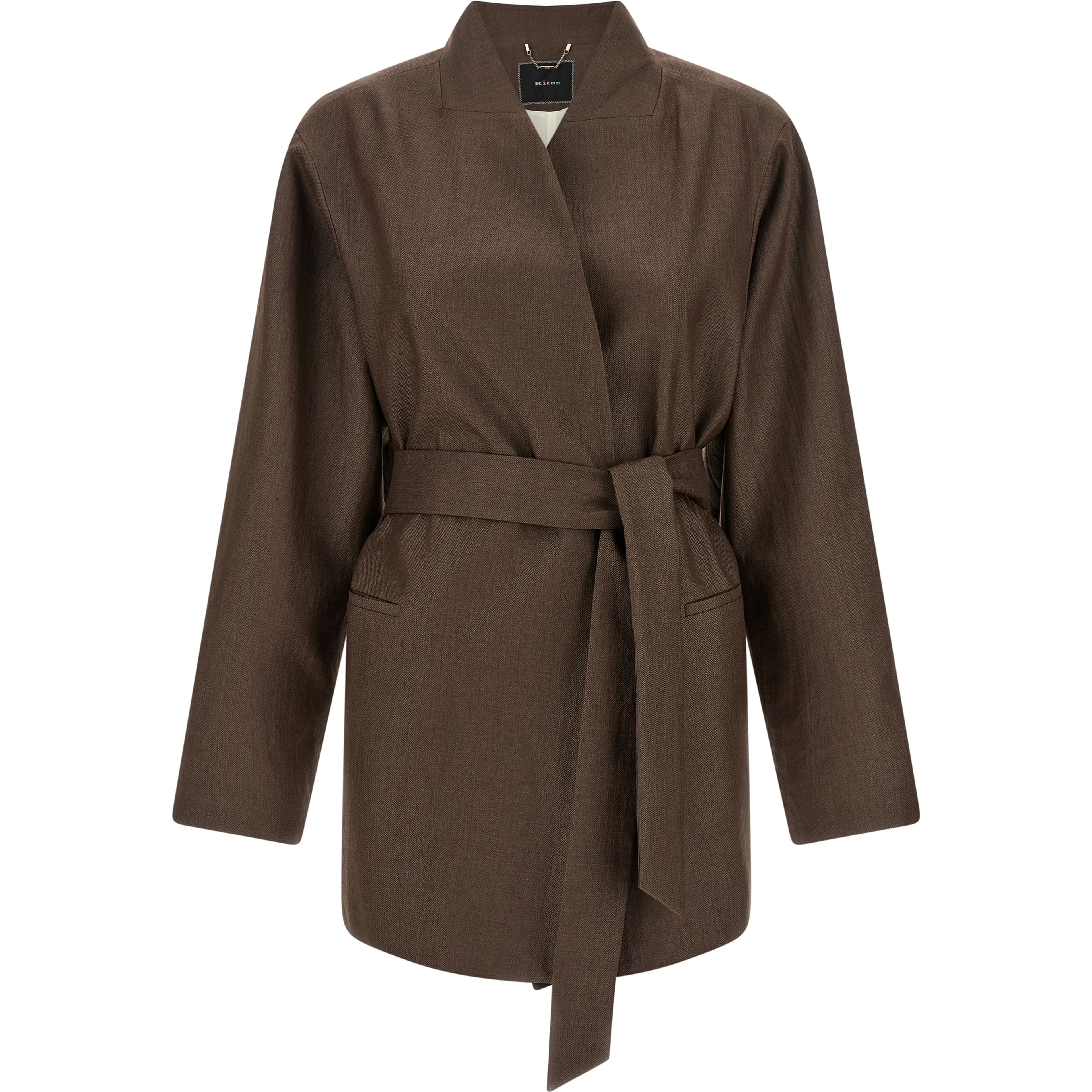 Brown Polyamide Blazer