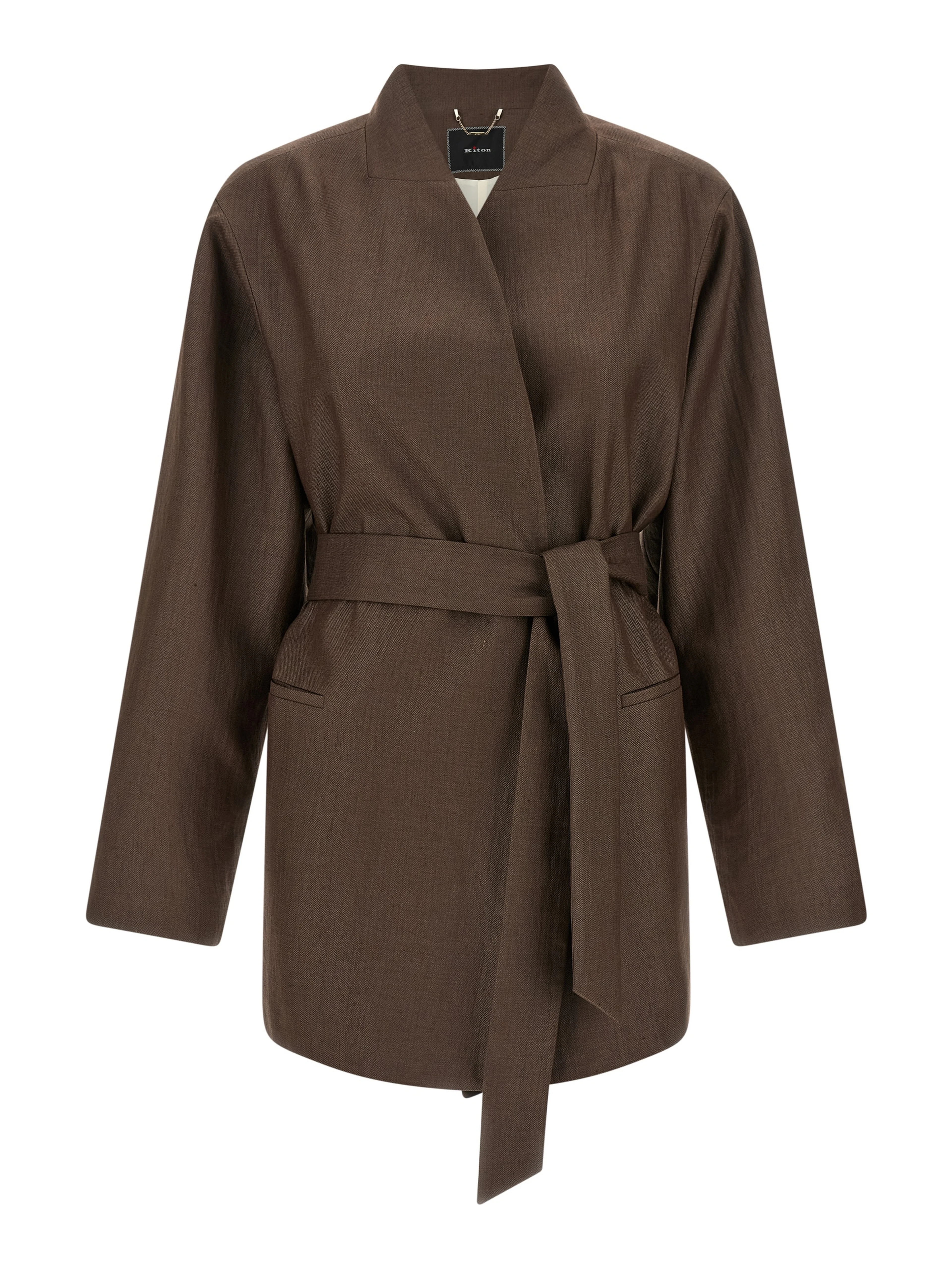 Brown Polyamide Blazer