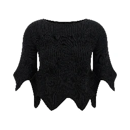 Black Polyester Blouse