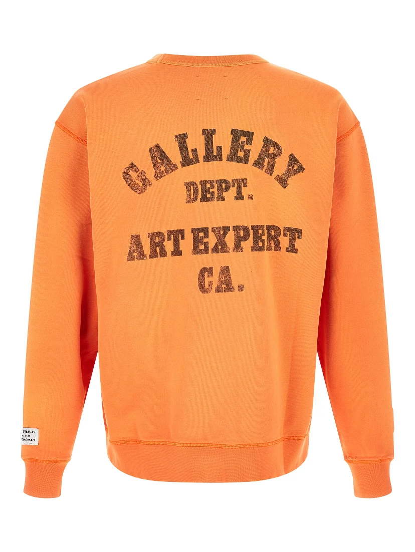 Orange Cotton Sweatshirt