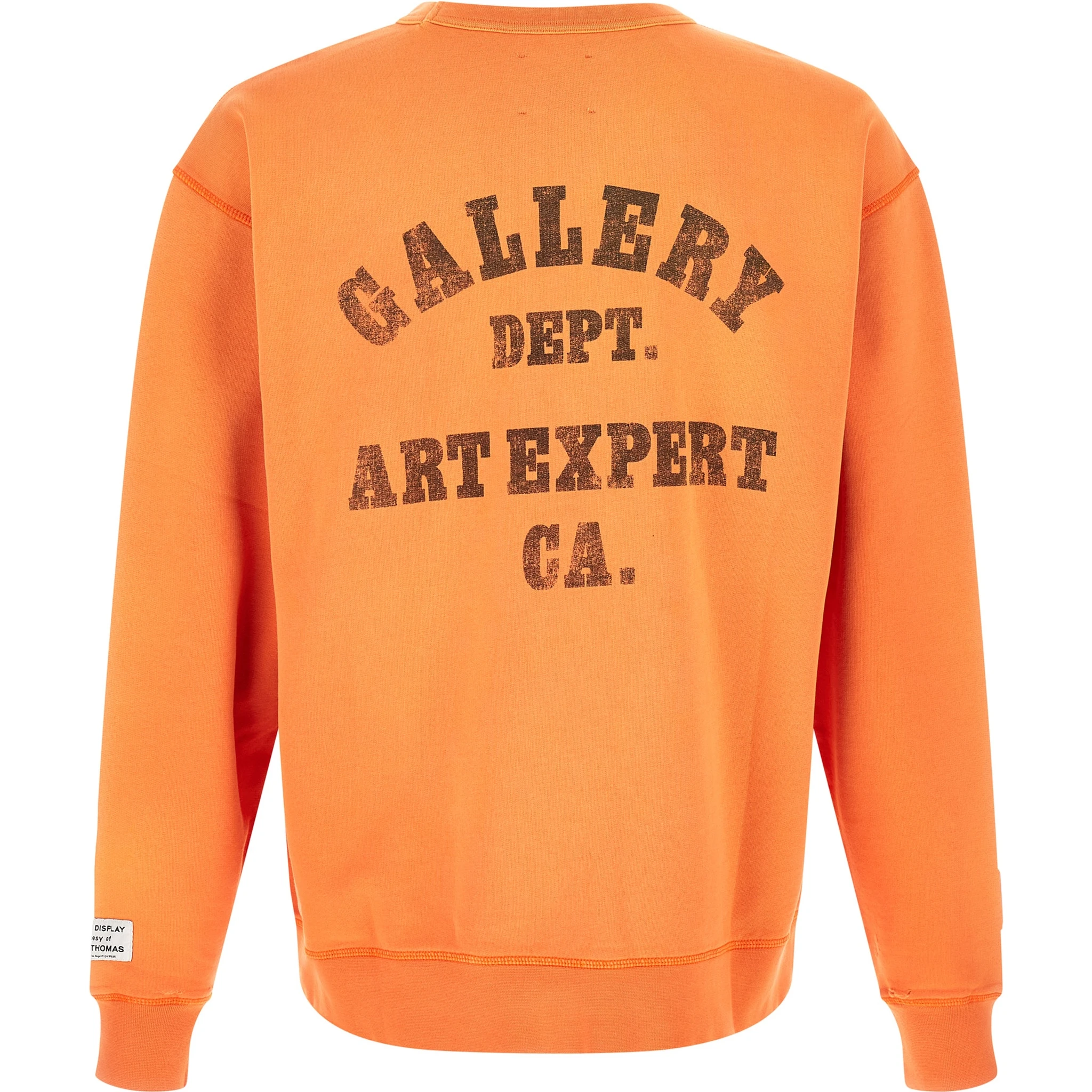 Orange Cotton Sweatshirt