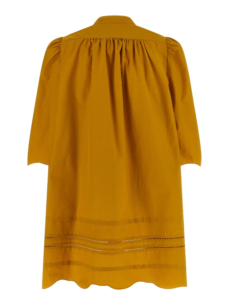 Bicolor Cotton Short Dress alternative