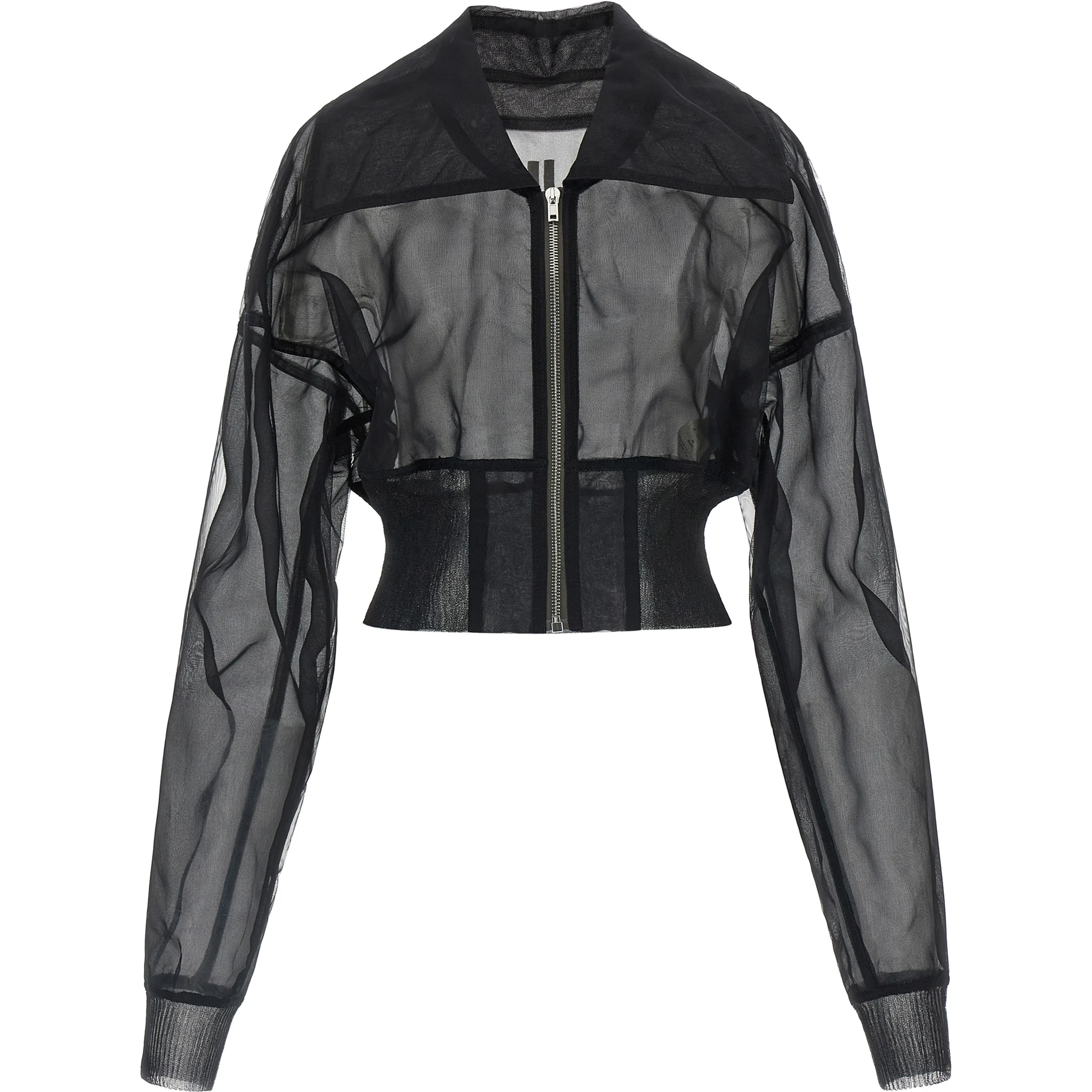 Black Nylon Bomber