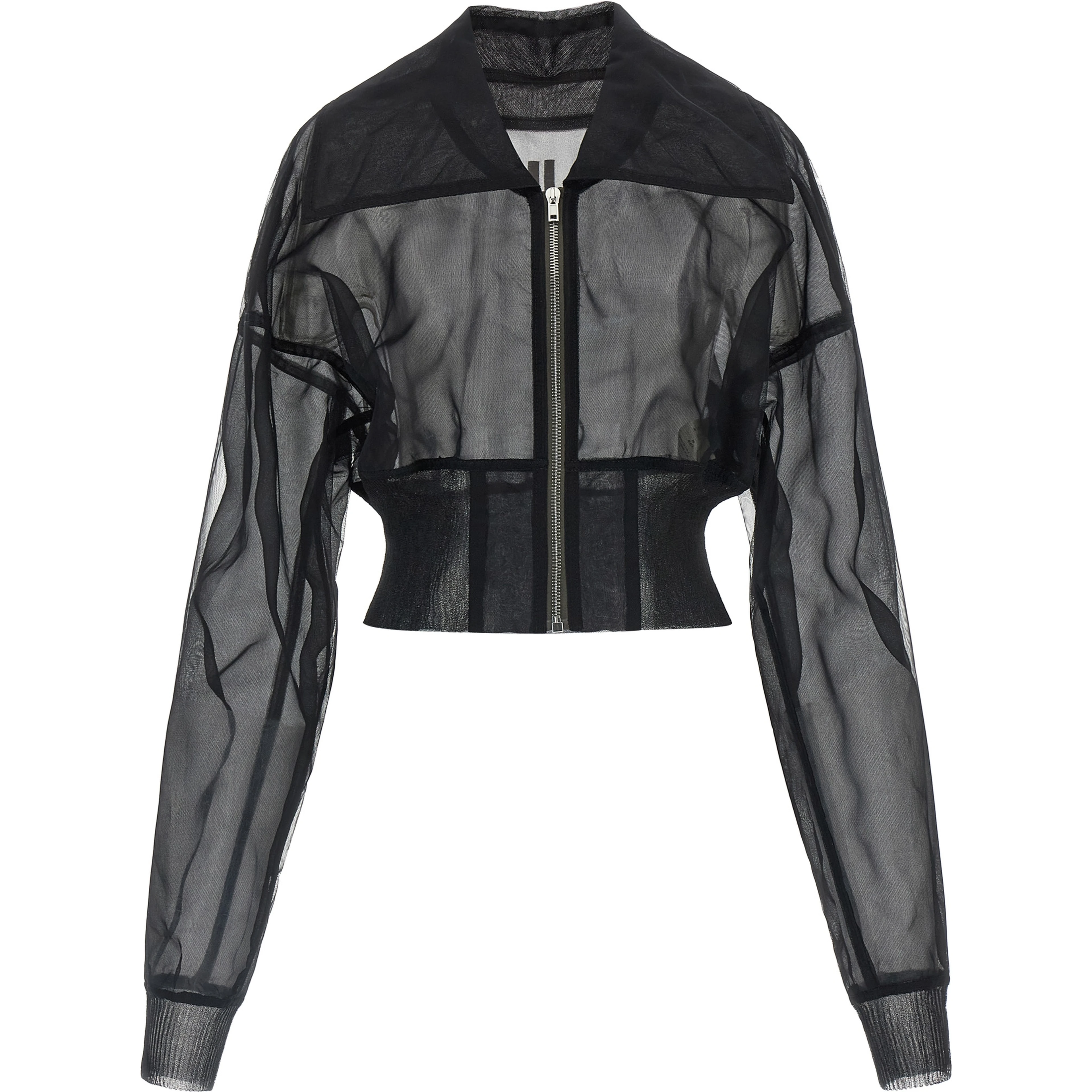 Black Nylon Bomber