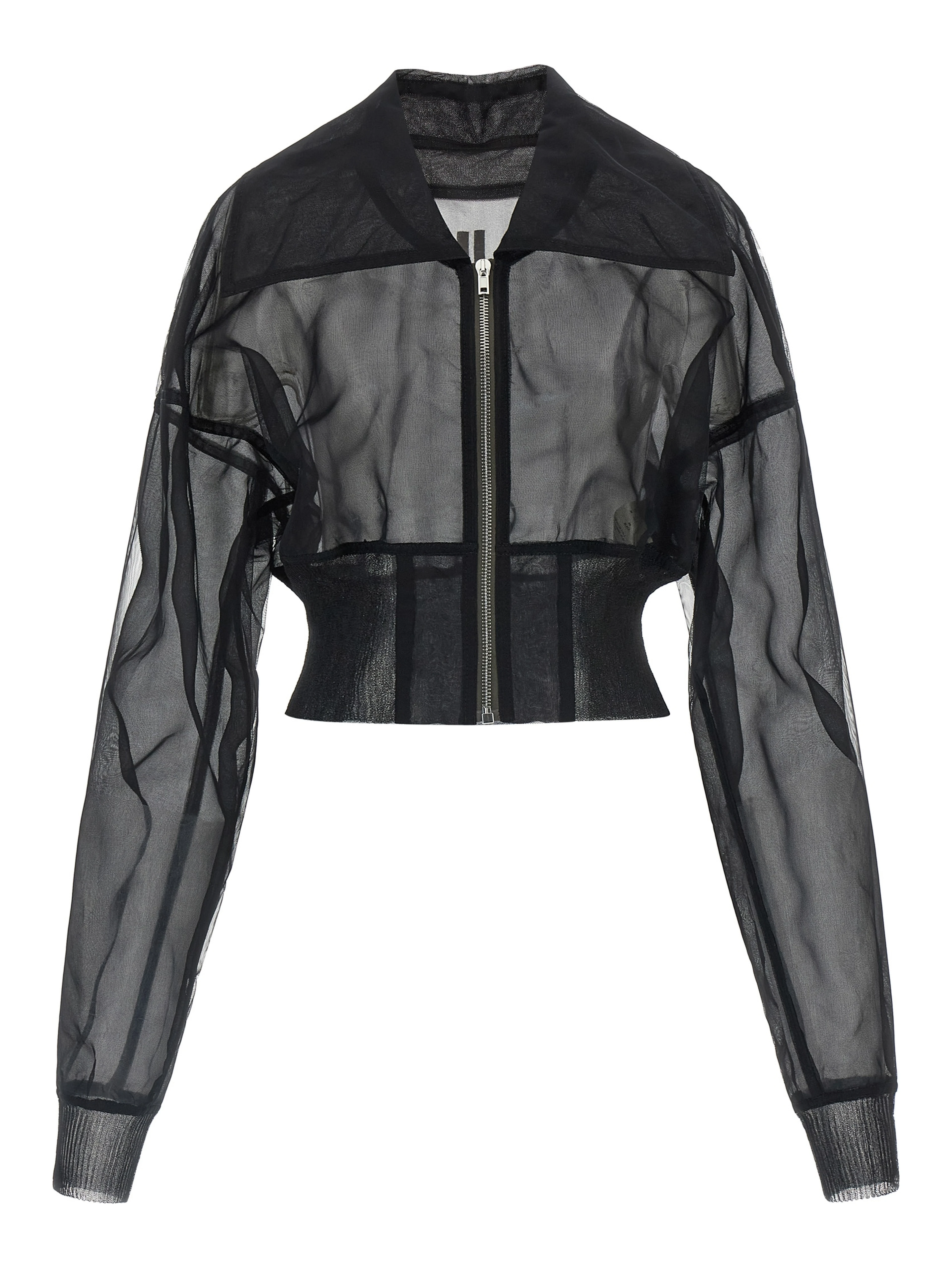 Black Nylon Bomber