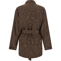 Brown Polyamide Blazer