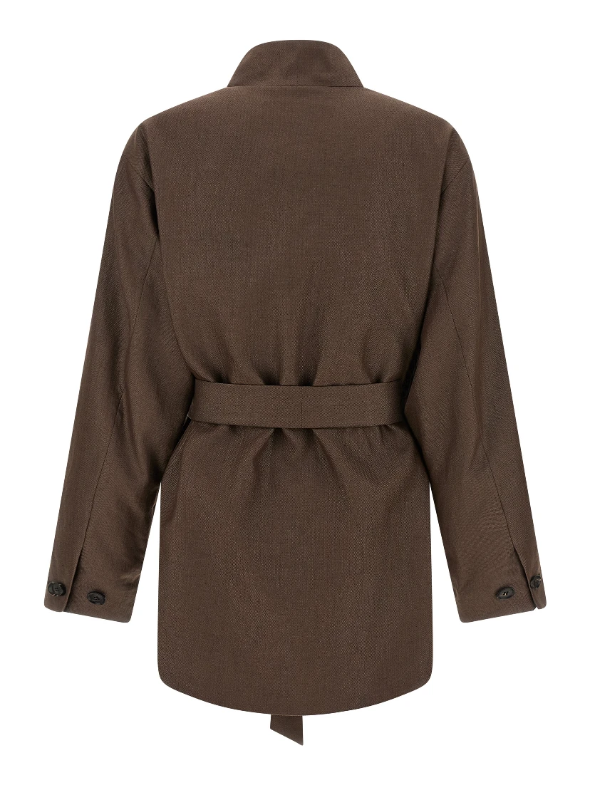 Brown Polyamide Blazer