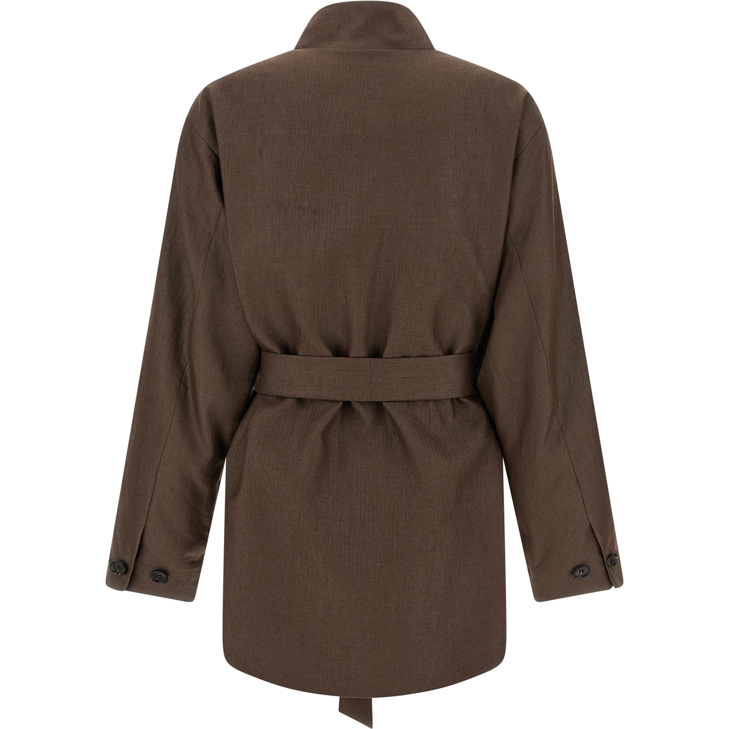 Brown Polyamide Blazer
