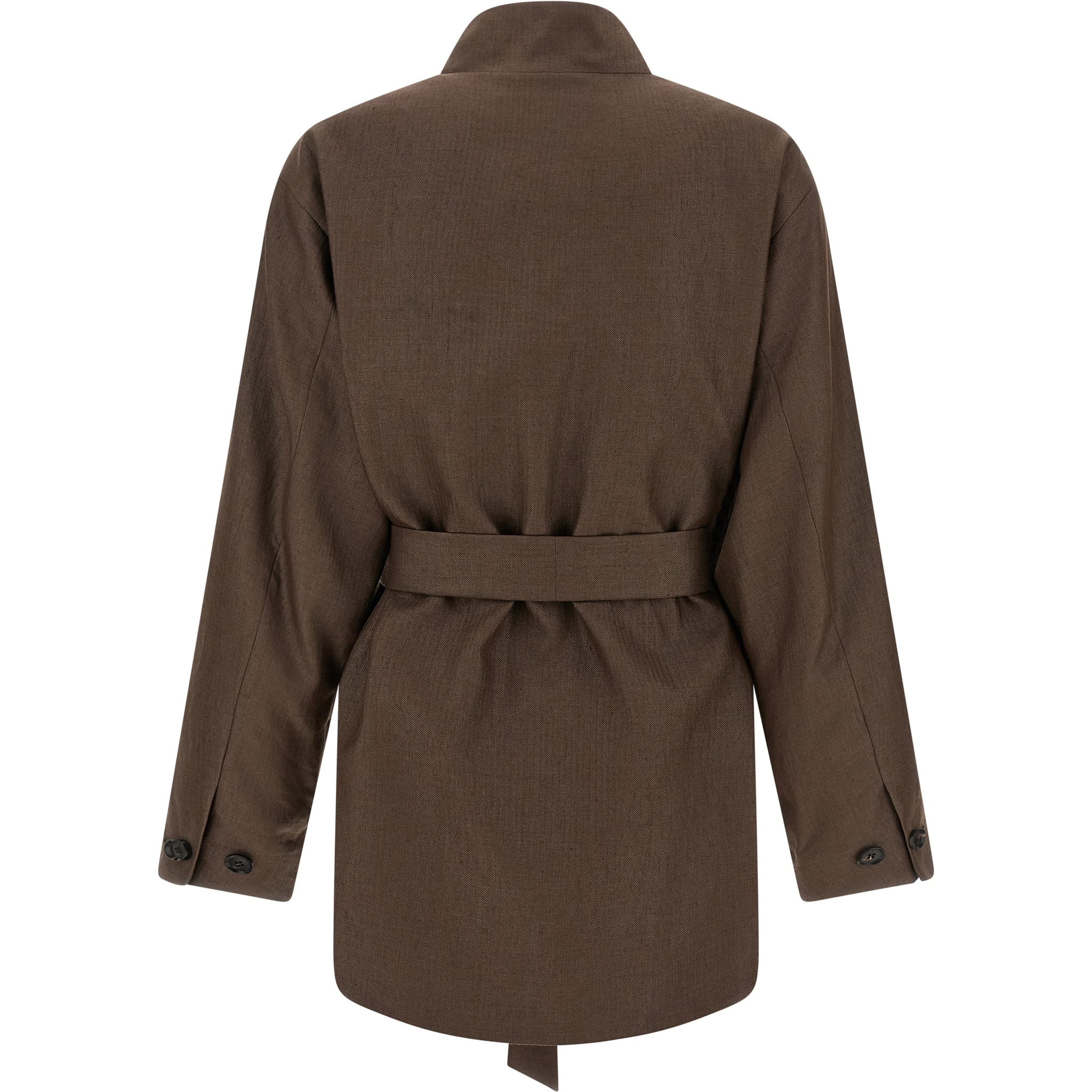 Brown Polyamide Blazer