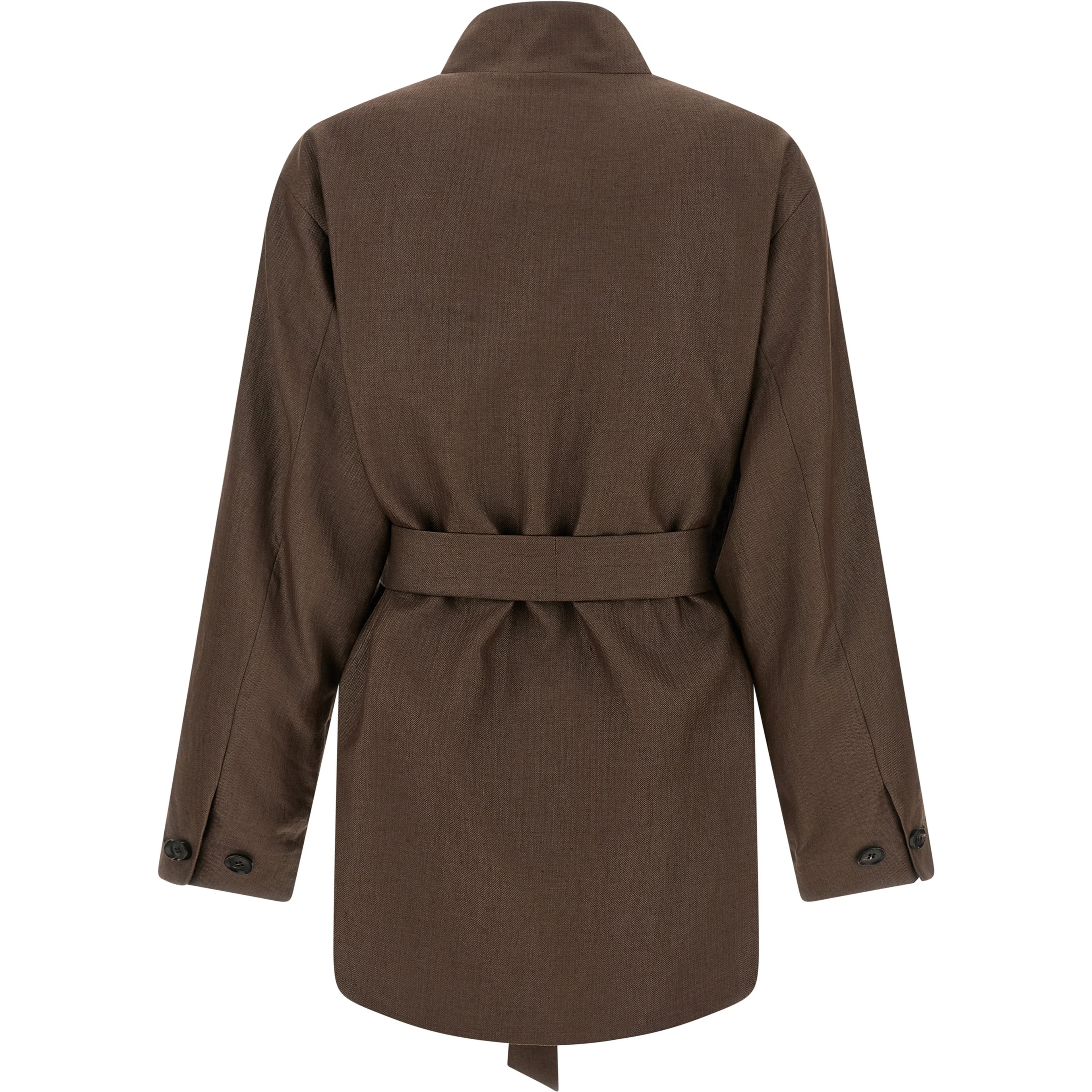 Brown Polyamide Blazer