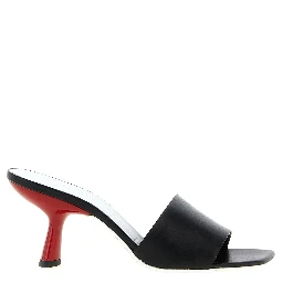 Black Calfskin Mules