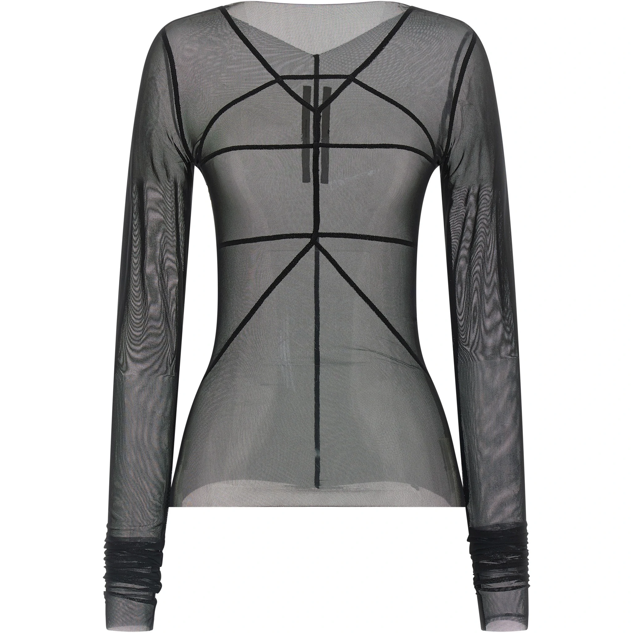 Black Nylon Cardigan